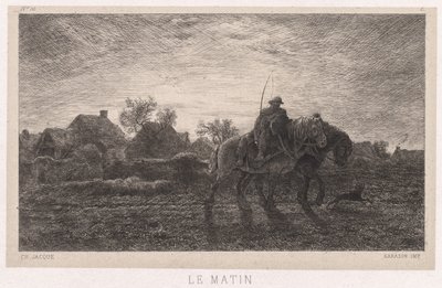 Morning by Charles Emile Jacque