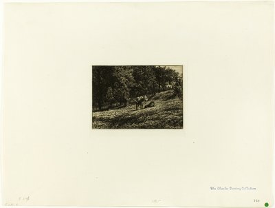 Orchard by Charles Emile Jacque
