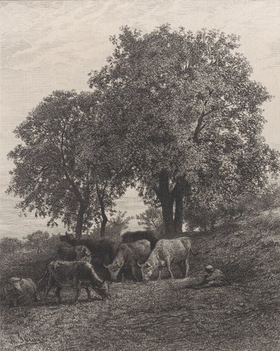 Rest by Charles Emile Jacque