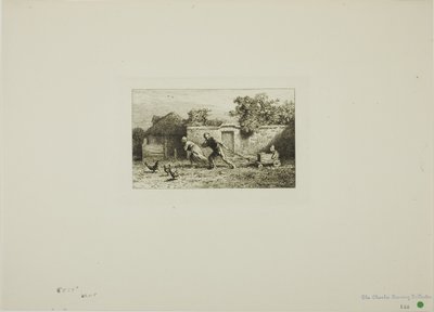 The Carriage by Charles Emile Jacque