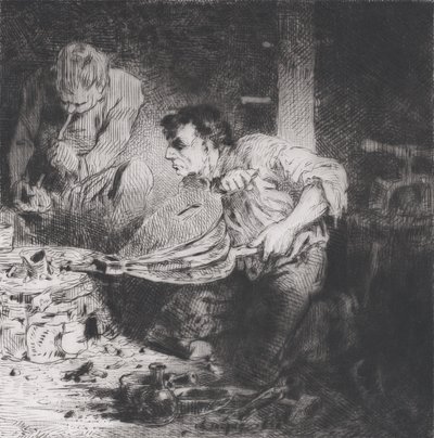 The Counterfeiters by Charles Emile Jacque