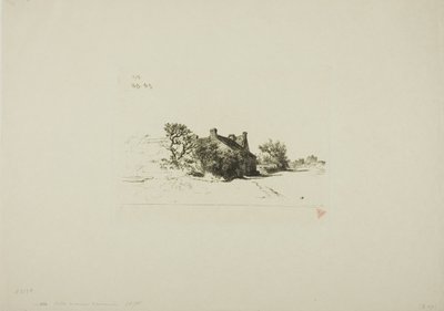 The Little Houses, Kercassier by Charles Emile Jacque