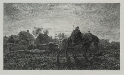 The Morning by Charles Emile Jacque