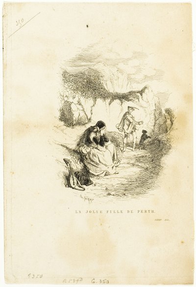 The Pretty Girl of Perth by Charles Emile Jacque