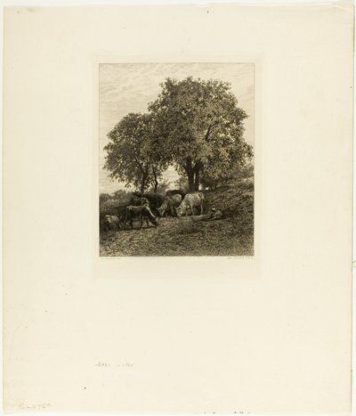 The Rest by Charles Emile Jacque