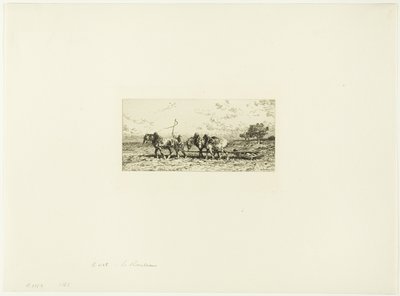 The Roller by Charles Emile Jacque