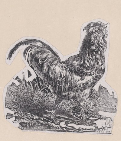 The Rooster by Charles Emile Jacque