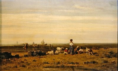 Halt by the Sea by Charles Émile de Tournemine