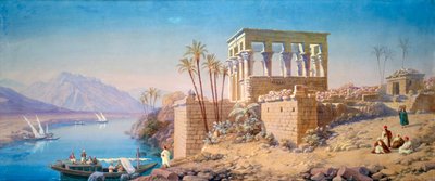 Philae, Egypt by Charles Émile de Tournemine