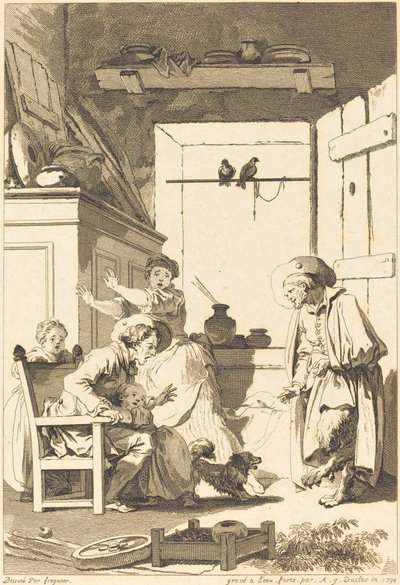 Belphegor by Charles Emmanuel Patas and Antoine Jean Duclos after Jean Honoré Fragonard
