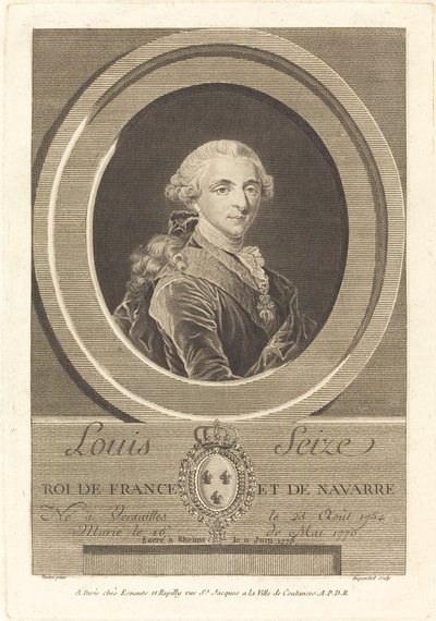 Louis XVI, King of France by Charles Eugene Duponchel