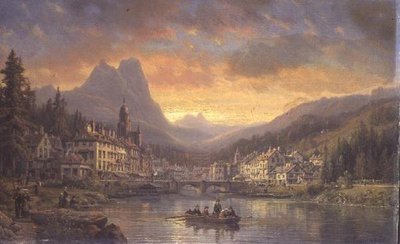 St. Etienne by Charles Euphrasie Kuwasseg