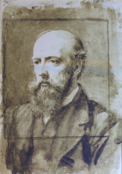 Philip Webb Portrait by Charles Fairfax Murray