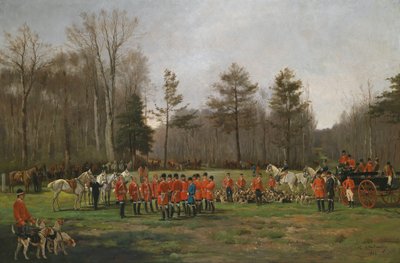 Before the Fox Hunt by Charles Fernand de Condamy