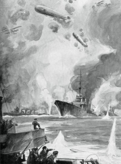 Cuxhaven Raid, 25 December 1914, 1926 by Charles Fouqueray
