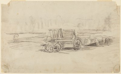 A Farm Wagon by Charles Francois Daubigny