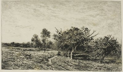 Apple Trees at Auvers by Charles Francois Daubigny