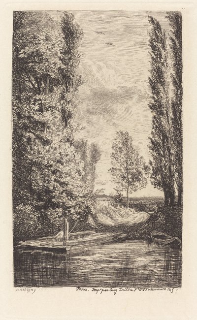 Ferry by Charles Francois Daubigny