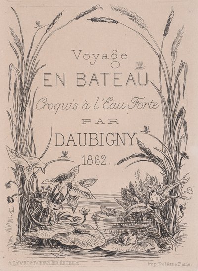 Frontispiece, Boat Trip, 1862 by Charles Francois Daubigny