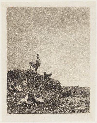 The Song of the Rooster by Charles Francois Daubigny