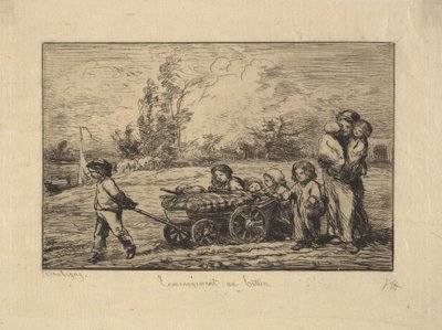Moving into the Boat by Charles Francois Daubigny