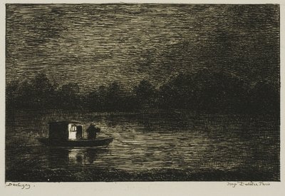 Night Voyage (The Fishing Net) by Charles Francois Daubigny