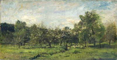 Orchard by Charles Francois Daubigny