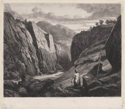 Saint Jerome by Charles Francois Daubigny