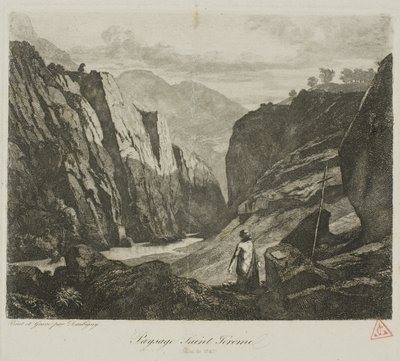 Saint Jerome by Charles Francois Daubigny