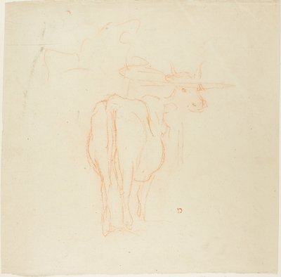 Standing Cattle by Charles Francois Daubigny