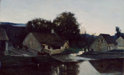 The Hamlet of Optevoz, c.1852 by Charles Francois Daubigny