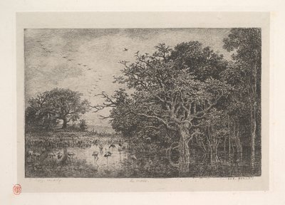 The Marshes by Charles Francois Daubigny