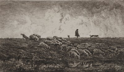 The Shower by Charles Francois Daubigny