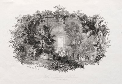The Winter Garden by Charles Francois Daubigny