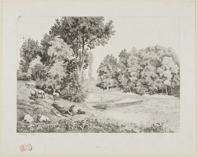 View Taken at Bas-Meudon by Charles Francois Daubigny