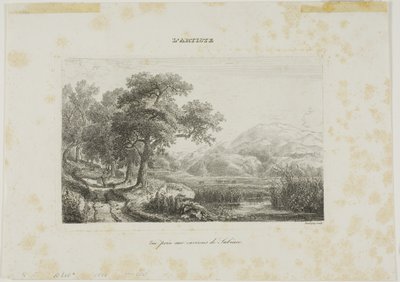 View Taken near Subiaco by Charles Francois Daubigny