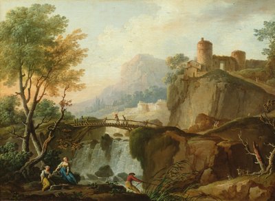 Landscape by Charles Francois Lacroix de Marseille