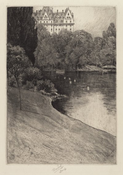 Bit of Central Park by Charles Frederick William Mielatz
