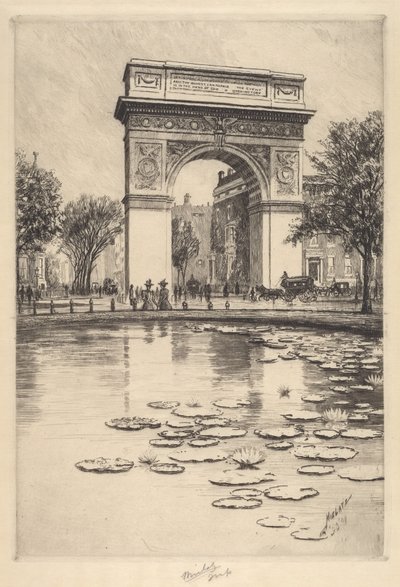 Washington Arch by Charles Frederick William Mielatz