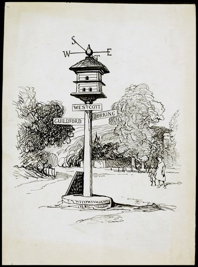 Dovecote, Westcott, Surrey by Charles George Harper