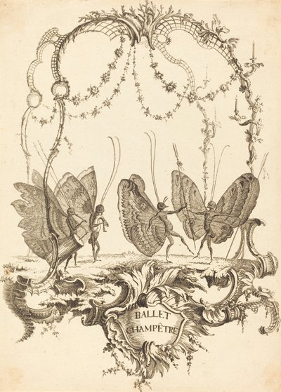 Rustic Ballet by Charles Germain de Saint Aubin