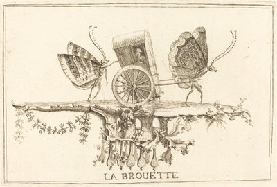 The Wheelbarrow by Charles Germain de Saint Aubin