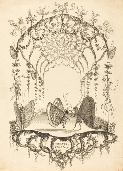 Italian Theatre by Charles Germain de Saint Aubin