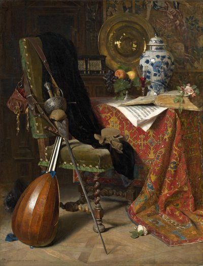 Seventeenth-Century Interior, 1877 by Charles Gifford Dyer