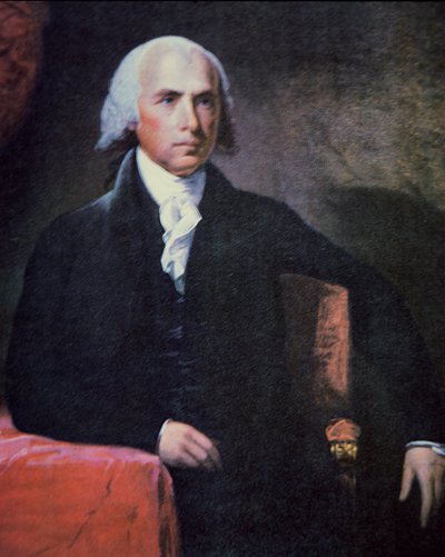 James Madison (1751-1836) by Charles Gilbert Stuart