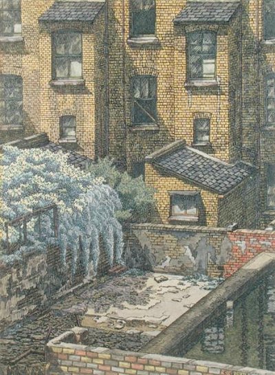 Deserted Houses, Pimlico by Charles Ginner