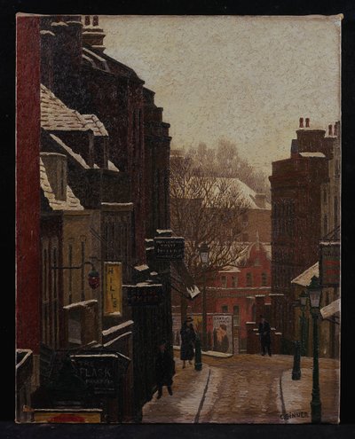 Flask Walk under Snow by Charles Ginner