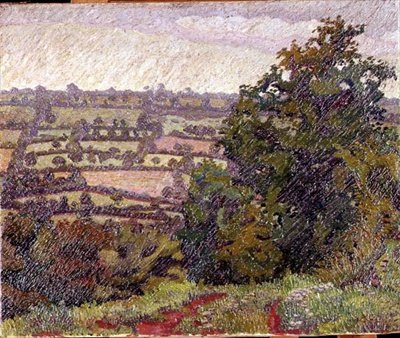 Green Landscape by Charles Ginner