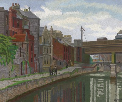 Old Houses, Bath by Charles Ginner