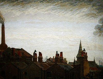 Roof-Tops, Pimlico by Charles Ginner